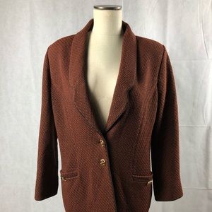 Vintage St. John Santana Knit textured blazer